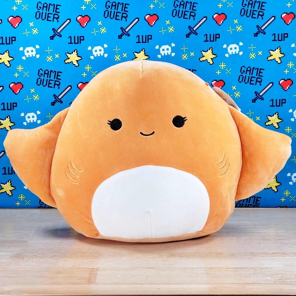 Squishmallow Halton the Orange Stingray 11" UltraSoft Sealife Squad Toy Plush